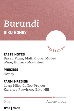 Burundi Giku Honey